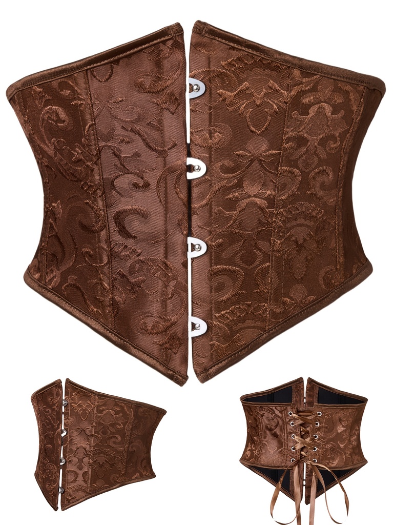 Corset Vintage Francés Jacquard