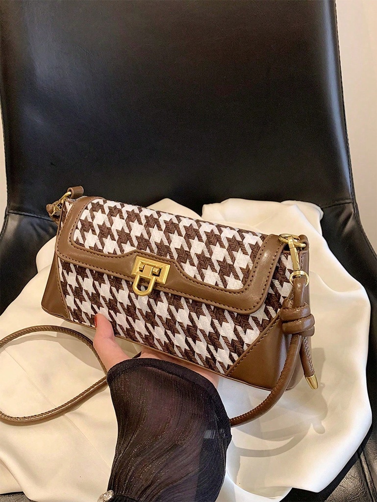 Bolso Bandolera Con Forma De Pan Francés Con Textura De Moda