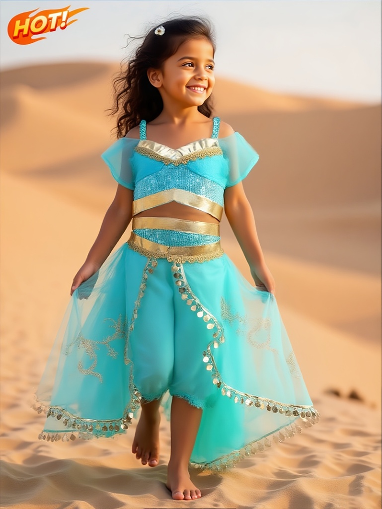 Conjunto de ropa de baile para niña