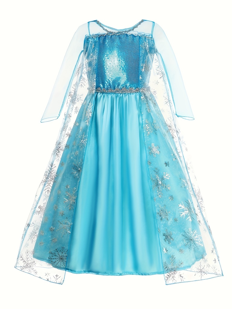 Vestido de princesa de secuencias