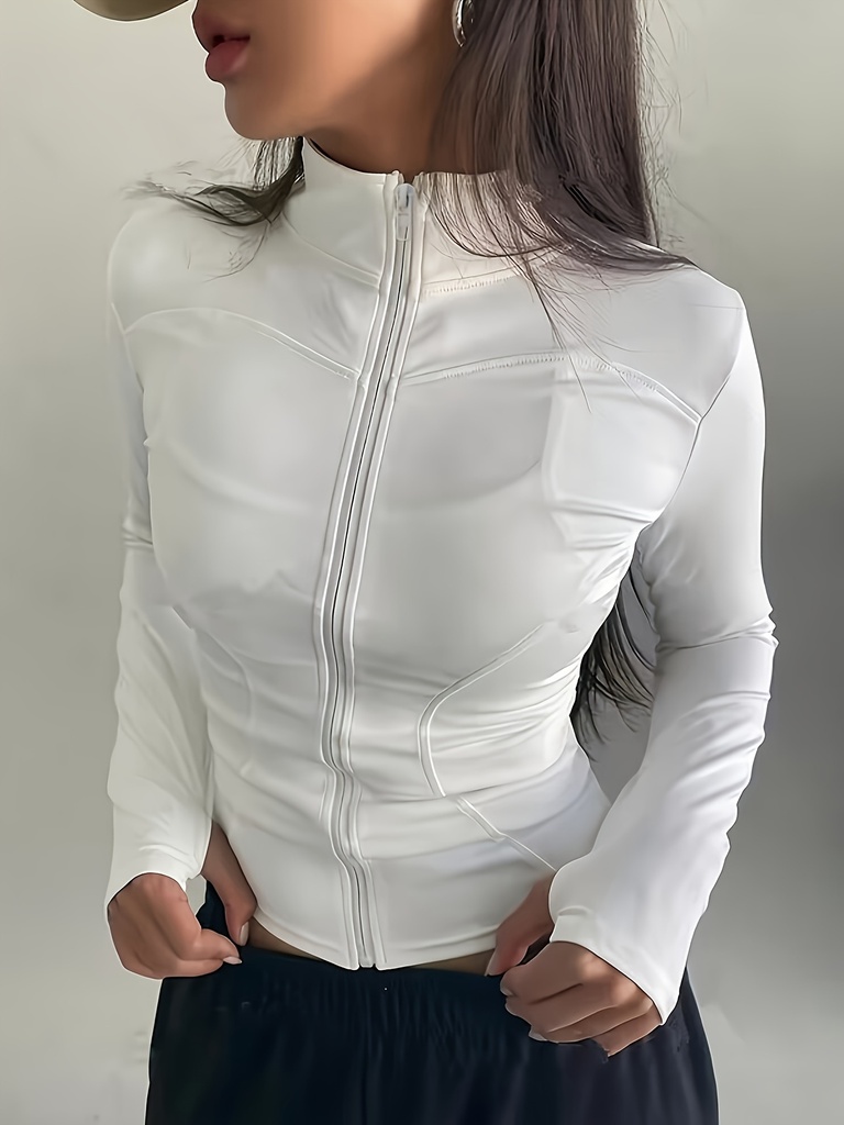 Chaqueta deportiva para mujer con cierre