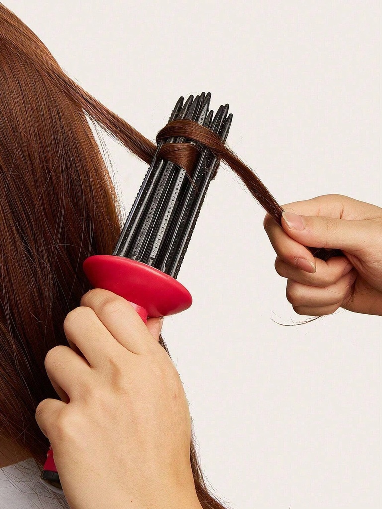 1 pieza de cepillo redondo para el cabello, cepillo redondo para peinar el cabello, rizador de cabello rizado y esponjoso, herramientas para peinar el cabello,herramientas para el cabello