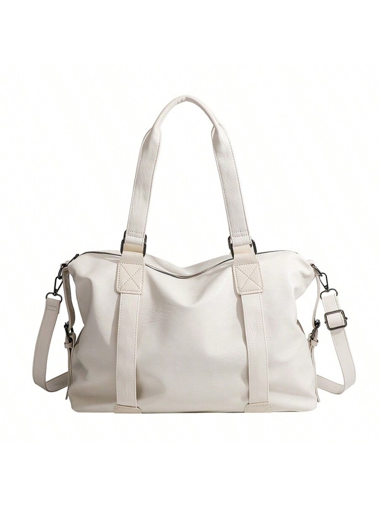 Set de bolsas de viaje de gran capacidad de unicolor, maletas trolley multifuncionales para viajes de negocios de hombres y mujeres, bolsa de equipaje universal a prueba de agua con asa