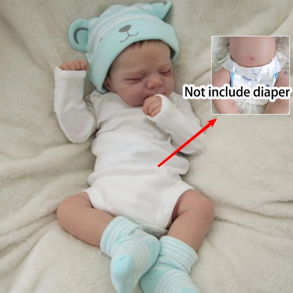 Muñeca Realista de Niña Joven de 19 Pulgadas con Detalles Pintados a Mano, Piel de Vinilo Suave y Venas - El Regalo Perfecto de Cumpleaños o Navidad para Jóvenes