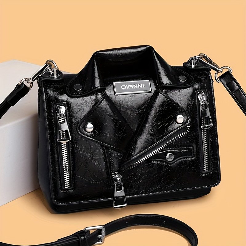 Nueva Bolso de Solapa para Motocicleta, Elegante y Moderno, Bolso de Chaqueta de Moda, Bolso de Ropa y Bolso Cruzado de Hombro.