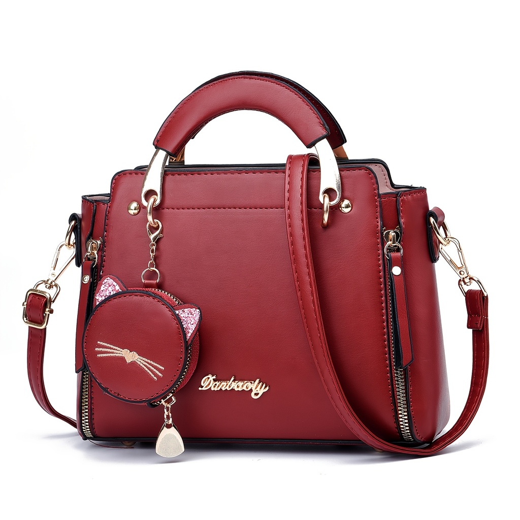 Bolso de Moda 2025 - Bolso Pequeño Versátil con Forma de Gato y Cierre de Cremallera, Material PU, Disponible en Múltiples Colores, Regalo Ideal para San Valentín