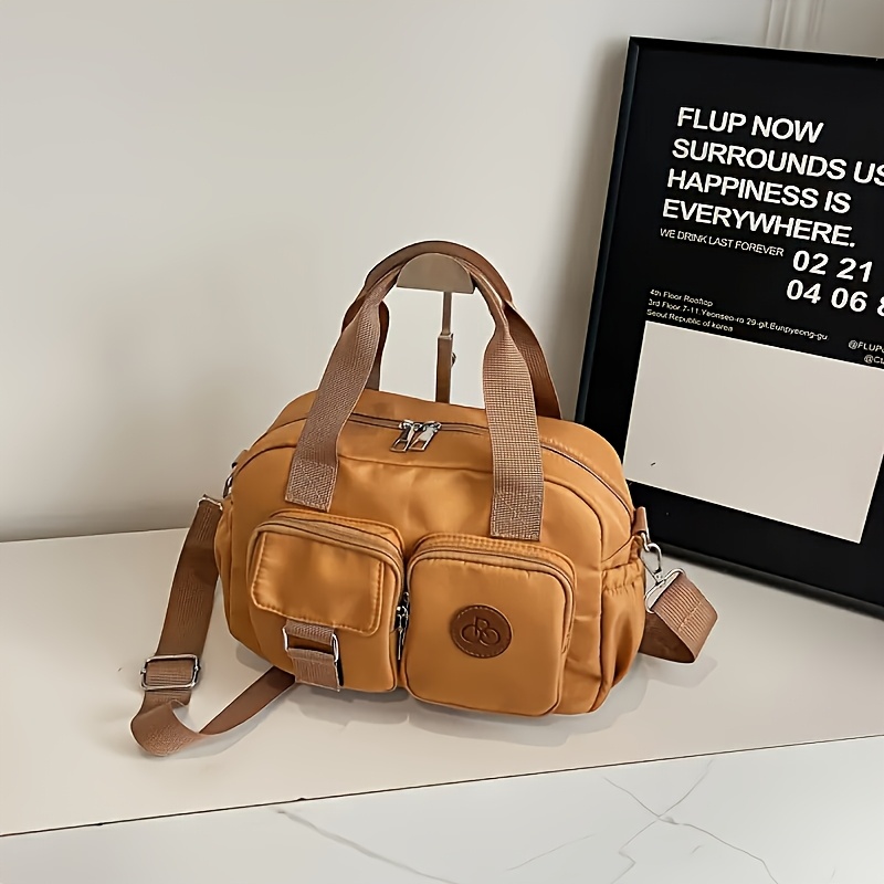 Nueva Bolso de Hombro Multicapa de Gran Capacidad para Mujer, Bolso Cruzado con Correa Ajustable, Adecuado para Compras Diarias, Viajes y Almacenamiento de Artículos.