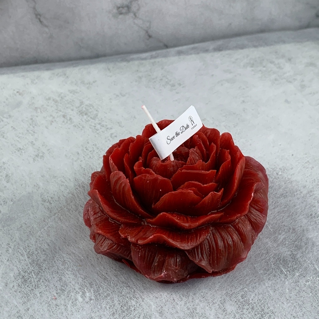 Vela de Baja Temperatura de Peonía, Vela Romántica de Soja con Aroma a Rosa para Parejas