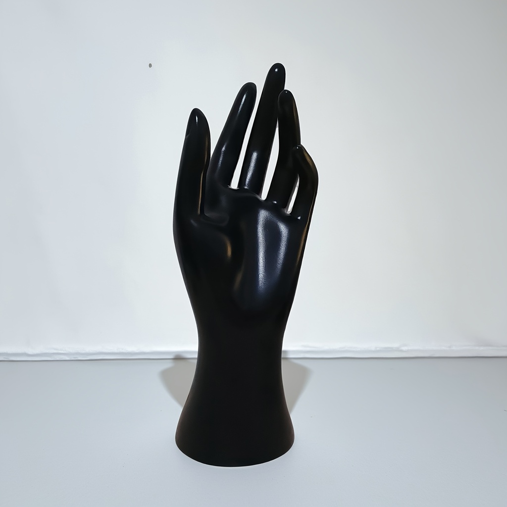 Arte, manualidades y suministros de costura > Suministros de pintura > Herramientas de arte > Soporte de exhibición de modelo de mano realista de PVC para modelo de cuerpo femenino, utilizado para exhibir pulseras, collares y anillos con un modelo de mano de plástico.