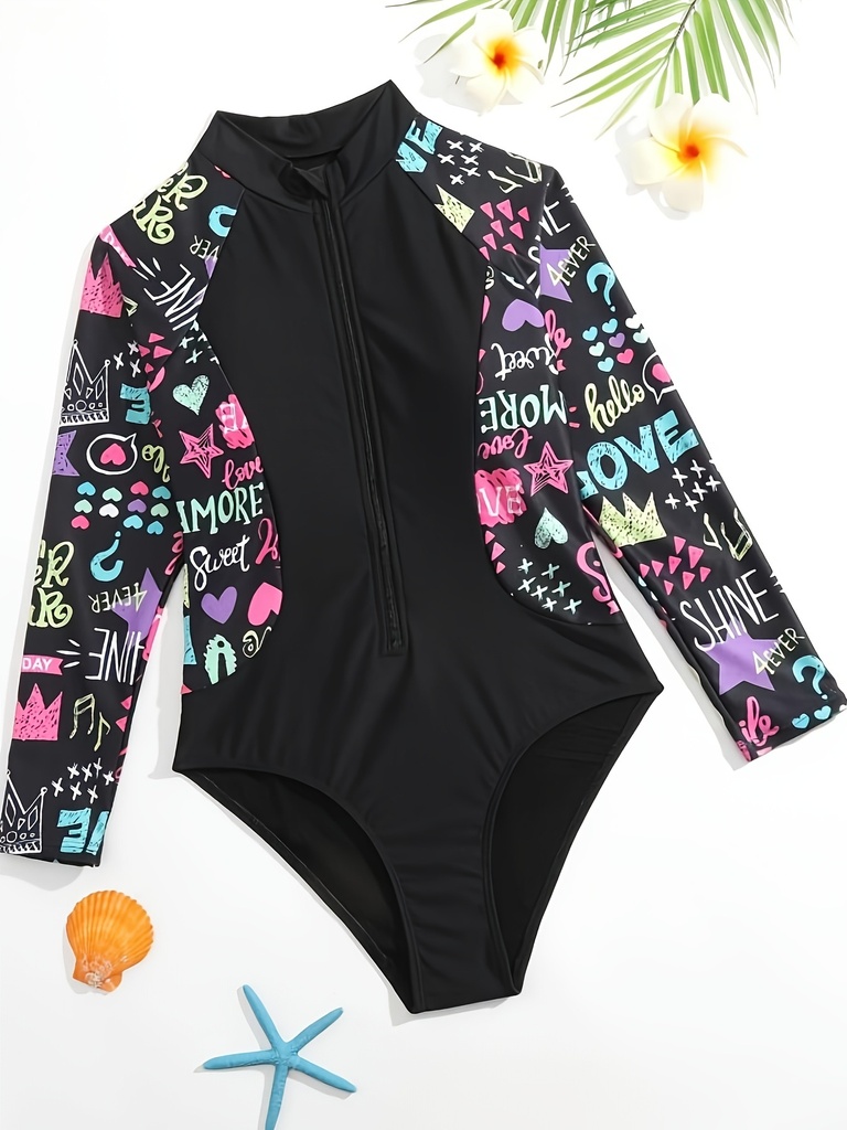 Traje de Baño Entero para Adolescentes, Moda para Niñas Mayores