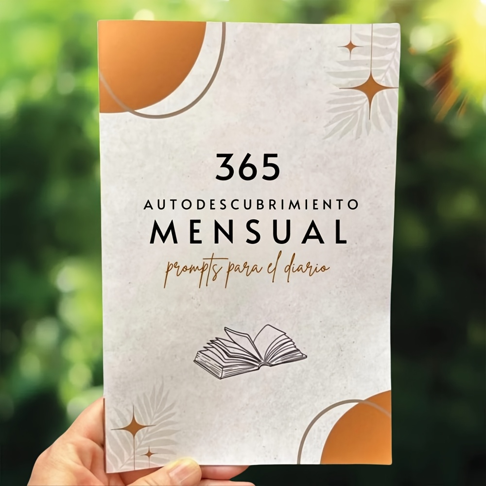 Un diario de autoconocimiento mensual de 365 días: Una pregunta al día para liberar la fuerza interior, aliviar la ansiedad, ayudar en el desarrollo personal y convertirse en una mejor versión de uno mismo, hecho con papel de alta calidad, en español.