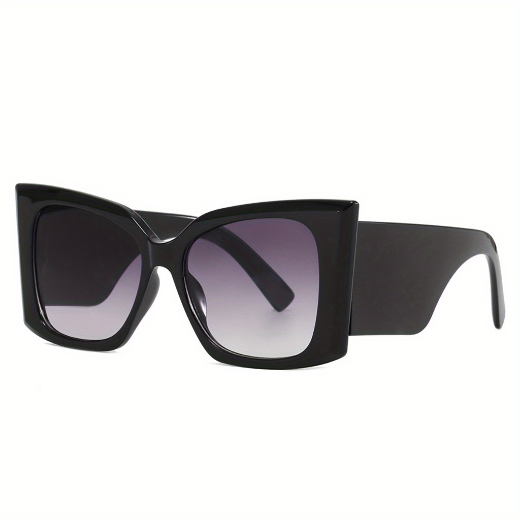 Gafas retro de marco grande para mujer, elegantes y de alta gama, lentes para fotos callejeras y tendencia