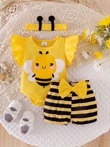 [17598569161584] Conjunto Bordado de Abeja