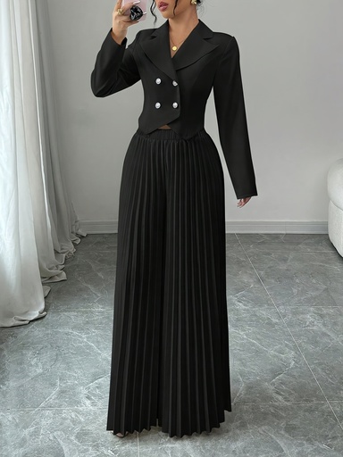 [17601689658876] conjunto de dos piezas negro