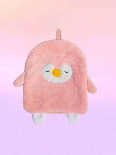 [sb2401103352256237] 1 Pieza Toalla De Mano Linda Y Creativa Para Colgar De Franela De Coral, Engrosada, Súper Absorbente, De Uso Doméstico