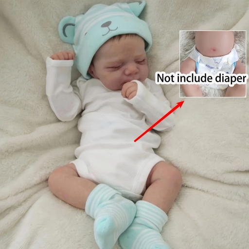 [17592848426551] Muñeca Realista de Niña Joven de 19 Pulgadas con Detalles Pintados a Mano, Piel de Vinilo Suave y Venas - El Regalo Perfecto de Cumpleaños o Navidad para Jóvenes