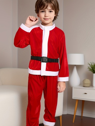 [17592925533052] Ropa de Año Nuevo para Niños y Niñas, Ropa de Actuación, Vestidos de Capa para Niños, Ropa de Actuación de Navidad, Ropa de Escenario, Ropa de Vestir para Festivales