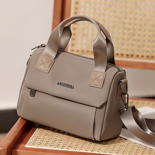 [17595292577385] Bolso cruzado de nailon para mujer, gran capacidad, moda, múltiples compartimentos, ligero, bolso de hombro para padres, bolso de mano para salidas