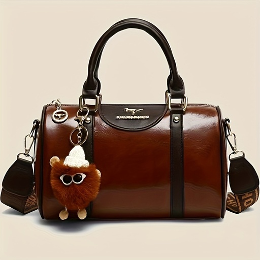 [17595186317866] Bolso de Mano y Bandolera Vintage para Mujer - Gran Capacidad, Color Sólido, Estilo Retro con Correa Ajustable y Cierre de Cremallera, Adecuado para Mujeres de Todas las Edades (Viajes, Trabajo, Uso Diario)