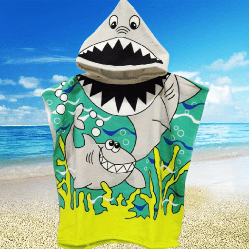 [17592206660996] Toalla de Baño con Capucha Adorable para Niños - Suave, Absorbente y Acogedora con Diseños Lindos - Regalo Perfecto para Halloween y Navidad