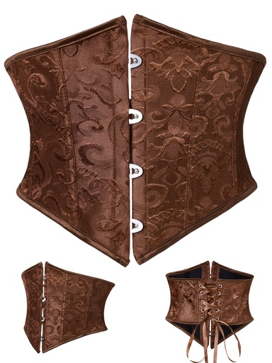 [17600681559725] Corset Vintage Francés Jacquard